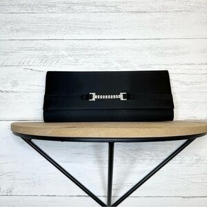 Black Embellished Clutch Bag